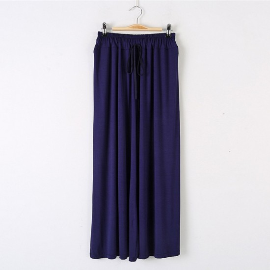 Women Wide Leg Pants Drawstring Loose Flare Dance Pants Female Trousers Yoga Workout Beach Women Wide Leg Pants Drawstring Loose Flare Dance Pants Female Trousers Yoga Workout Beach